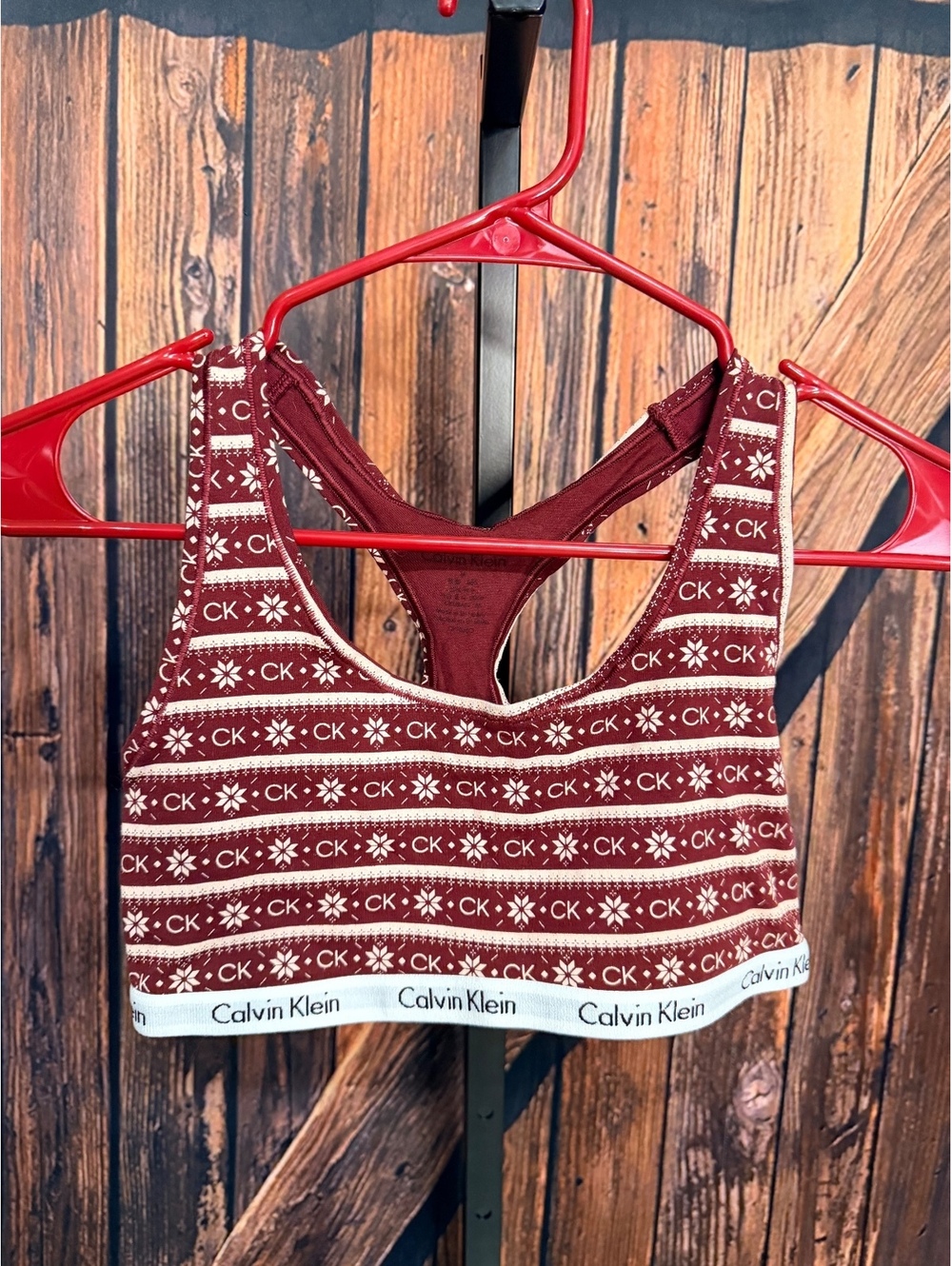 Calvin Klein Women's Carousel Logo Bralette Bardo Medium